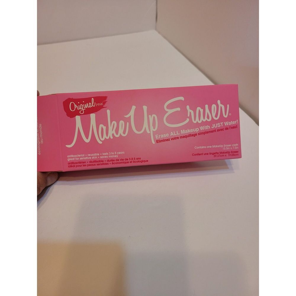 MakeUp Eraser Original Pink Cloth Womens OS Pink NIB Reusable Makeup Remover
